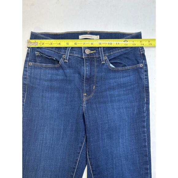 Levi’s women classic straight jeans in Cobalt Haze. Size 4 - Picture 6 of 8